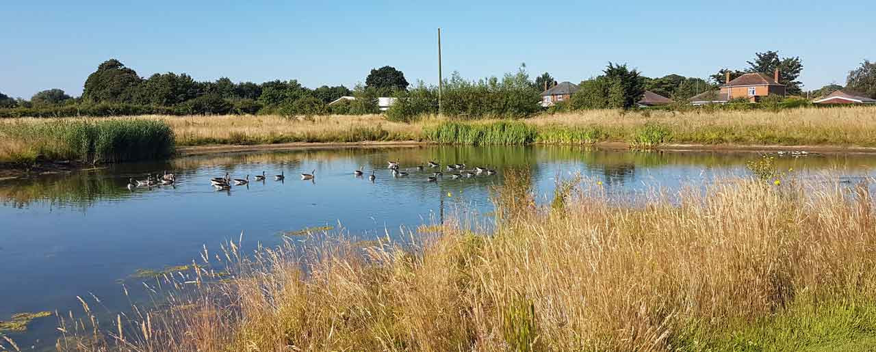Lincolnshire holiday cottages with a wildlife lake
